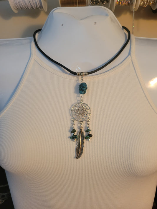 Dreamcatcher necklace