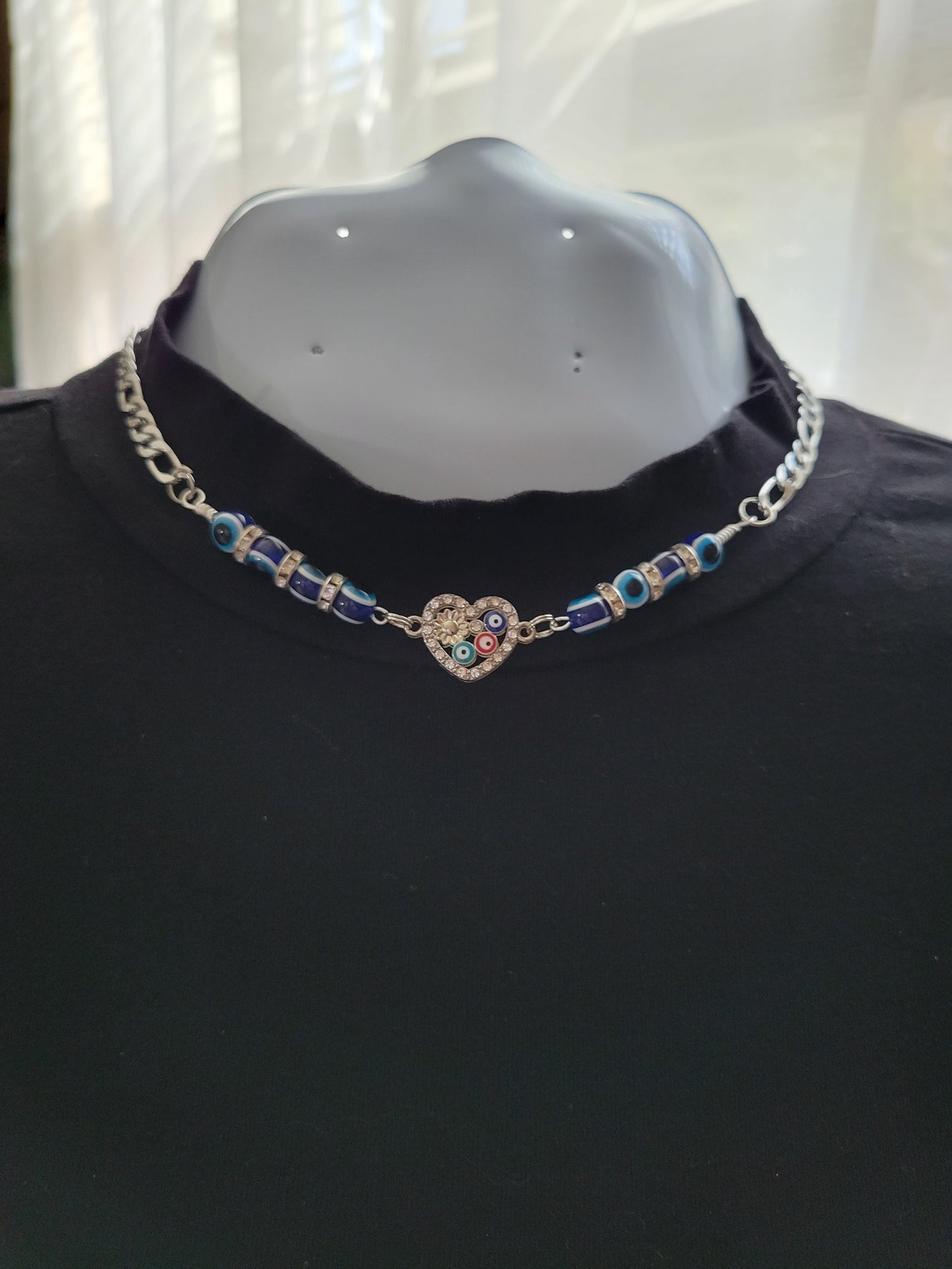 Evil eye choker