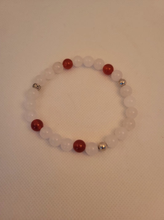 Red and white Bracelet