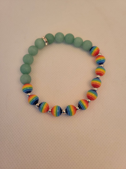 Pride green bracelet